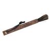 Coffee Grinder Cleaning Brush with Boar Hair and Walnut Wood Handle, Compact and   Brush for Dusty Coffee Grinder Blades and Difficult Corners