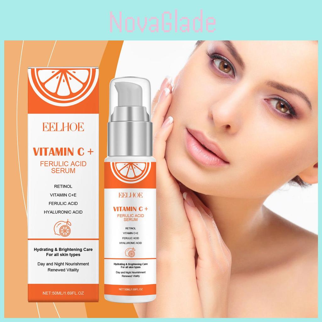 Eelhoe Vitamin C Facial Serum Hydrating Nourishing Pore Refining Radiance Elixir 50ml
