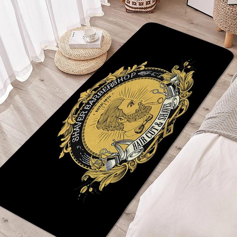 Badkamerkleed Kapsalon Slaapkamer Tapijten Woonkamer Op Maat Wasbaar Antislip Keukenmatten Flanel Zachte Deurmat Entree