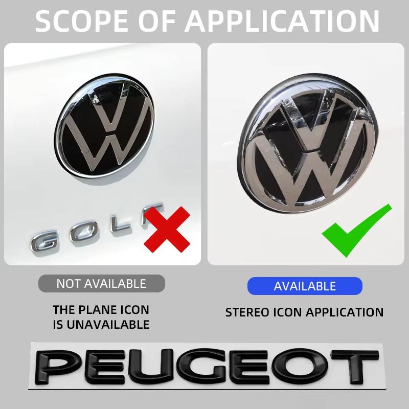 Hijk1 Volkswagen Car Logo Front Grille Rear Trunk Decoration Sticker For VW GTI Golf Polo Passat Tiguan T-ROC CC Arteon/Car Keychain.