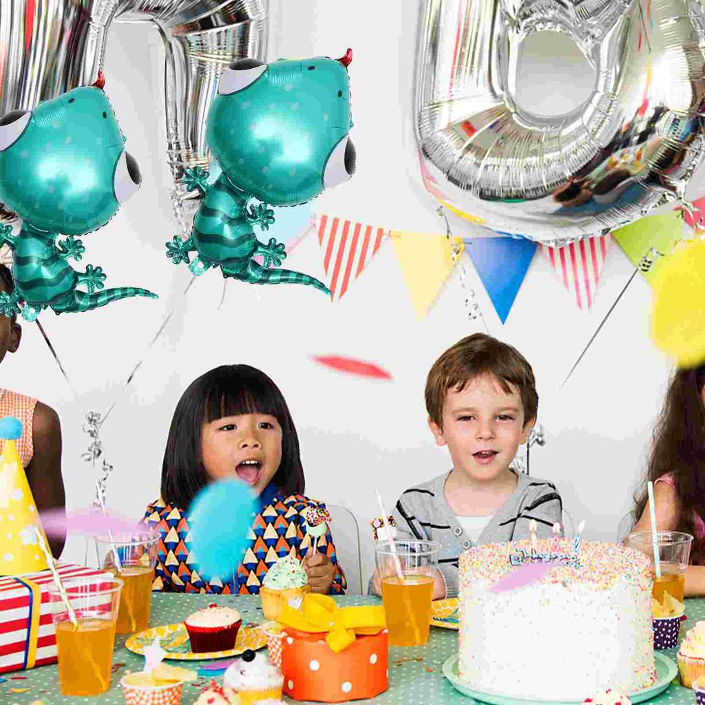 4 Pcs Animal Balloon Toys Child Birthday Balloons Car Party Decor Aluminum Foil Animals Creative