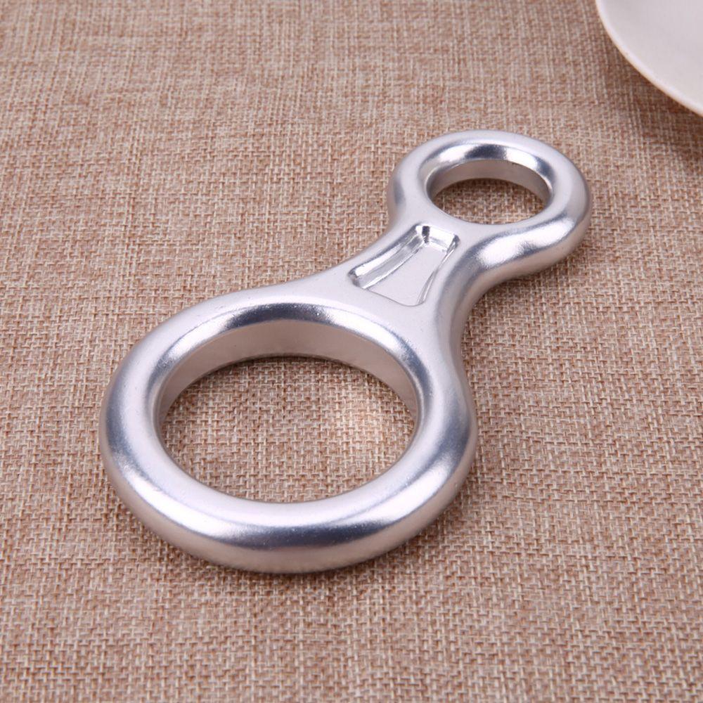 Descent Device Escape Rope for 8-16mm Rope Descender Carabiner 8 Ring Climbing Slow Down Rings