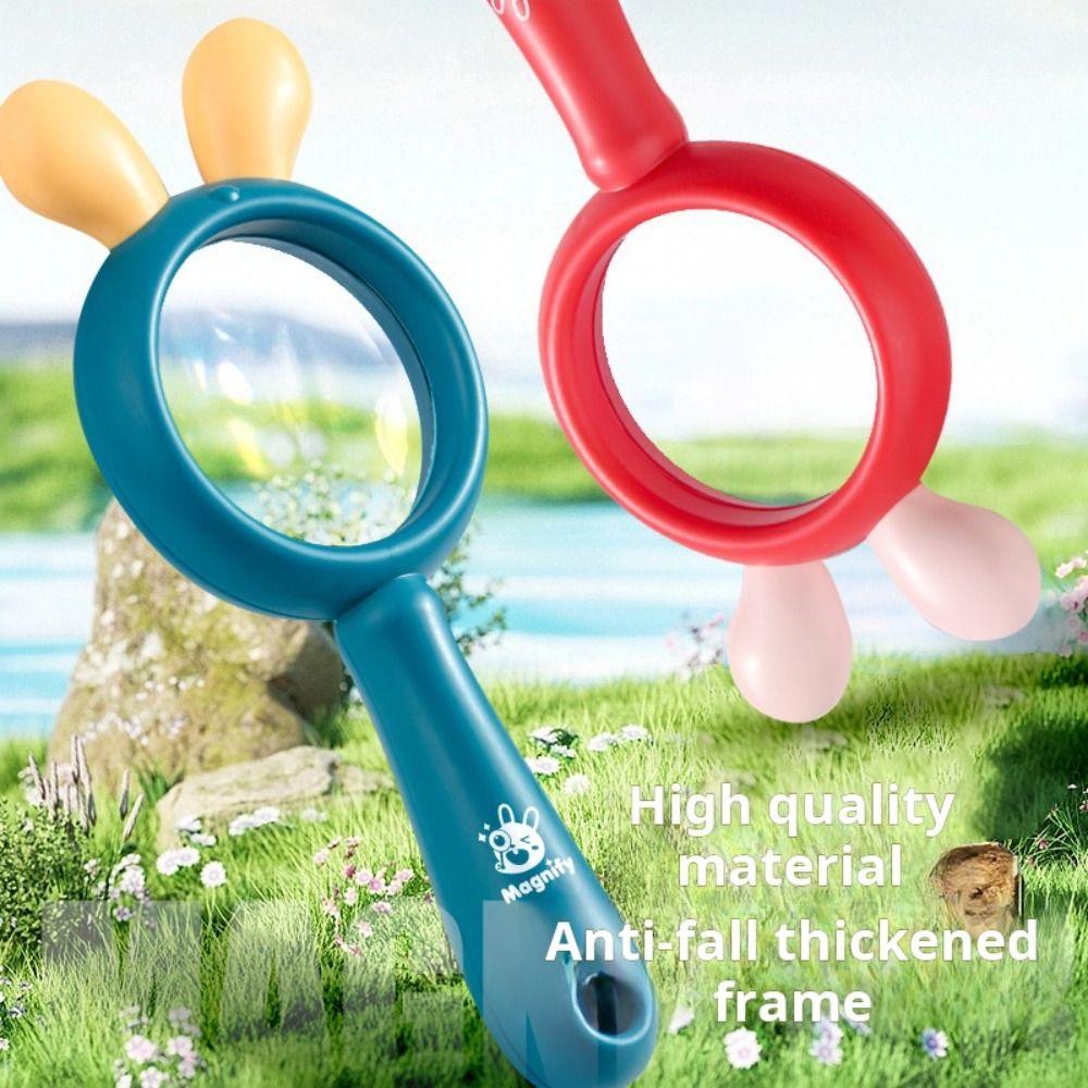 Brinquedo Educacional Visualizador de Animais Pequenos HD Lupa de Joalheiro Lente de Lupa de Leitura Fofa Crianças