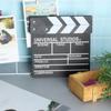 Photo Accessories Wooden Shooting Props TV Film Movie Clapper Board Slate Director Video Clapboard