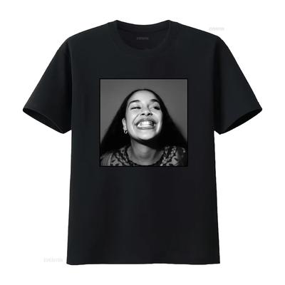 Jorja Smith Koszulka z Nadrukiem Zdjęciowym Dla Fanów Stylowy Design Spadanie lub Latanie Vintage Wygodna Graficzna Wszechstronna Homme
