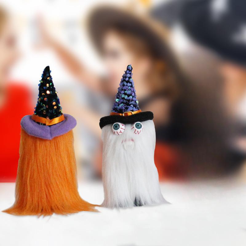 Velvet Doll Halloween Decorative Supplies Holiday Party Gifts Vampire Dwarf Doll Home Holiday Atmosphere Decorative Items