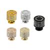 2PCS Crystal Stone Cupboard Drawer Pulls ABS Plastic Handle Kitchen Cupboard Knobs Luxury Crystal Cupboard Pulls for Furniture Modern Design Easy