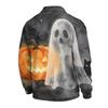 Men's Halloween Fashion Long Sleeve Button Up Shirt