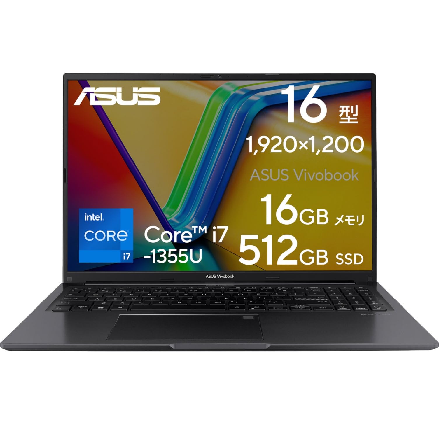 

Ноутбук ASUS Vivobook 16 16 дюймів 13-го покоління Core Memory 16GB SSD512GB WPS Office Installed Windows 11 Час роботи годин Сумісність з джерелом живлення