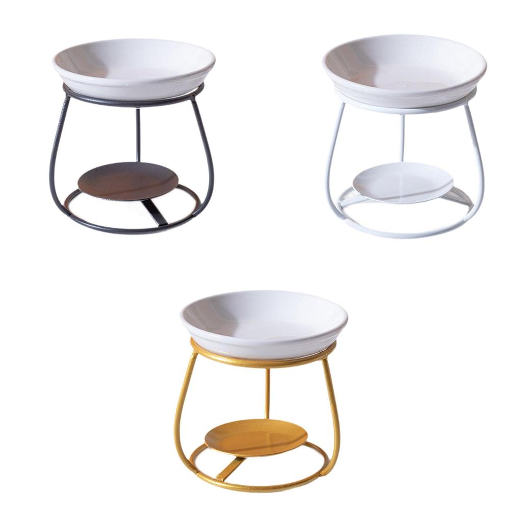 European Style Ceramic Oil Burner Wax Warmer Aroma Diffuser Candle Holder for Relaxation and Bedroom