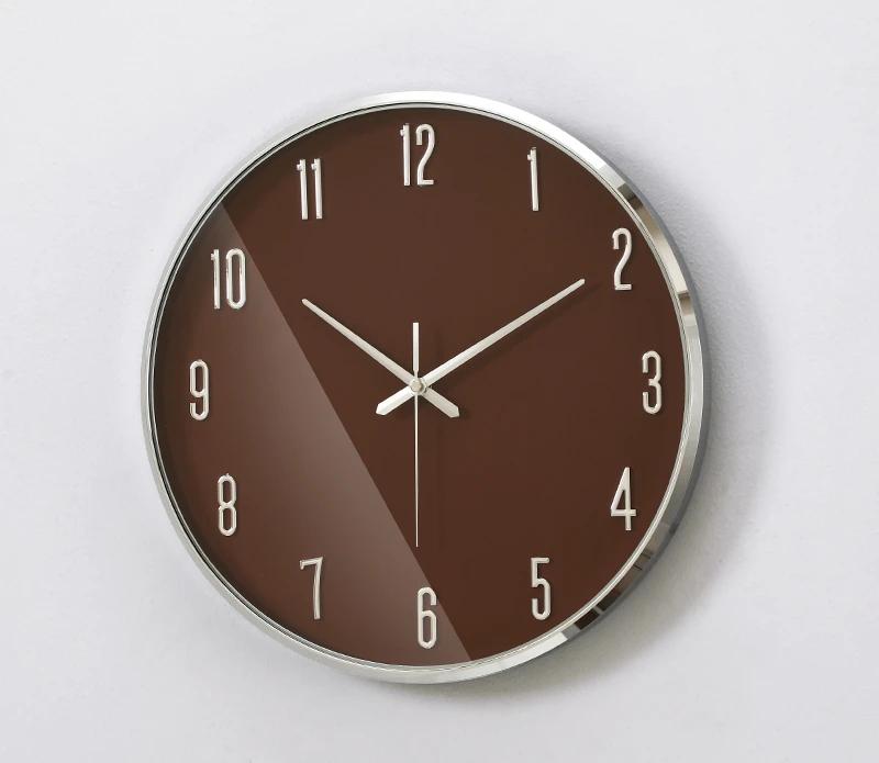 Modern Simple Interior Wall Clock Fashion Creative Interior Clock Light Luxury Silent Bedrooms Horloge Murale Home Decoration