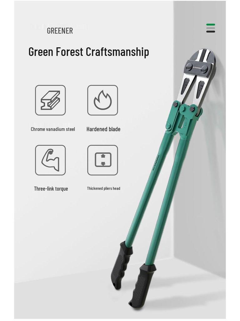 High Leverage Rebar Cutting Pliers & Wire Scissors