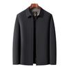 Winter Jacket Men's Short Fleece Thickened Middle-aged and Elderly High-end Jacket Men's Business Casual Jacket