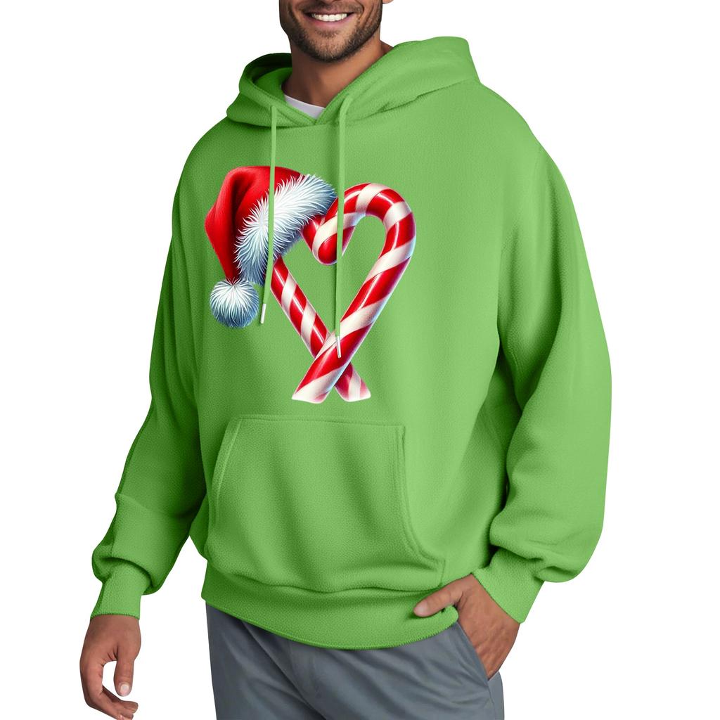 Men's Hooded Sweatshirt, Contrasting Color Sweatshirt, Sports   Casual Jacket