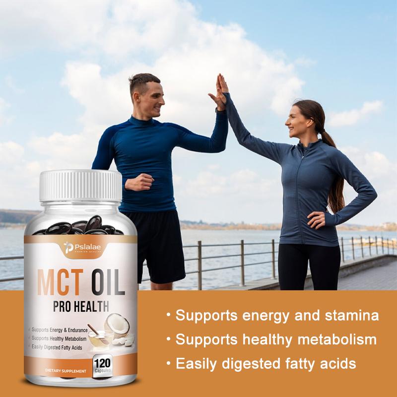 Pslalae Medium-chain Triglyceride Softgels Help Boost Energy and Endurance, Support Metabolism, and Are Easily Digestible.