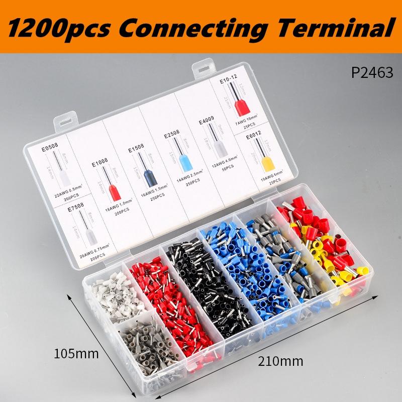 Crimping Pliers 6-4 0.25-10mm² / 6-6 0.25-6mm² Tubular Terminal Crimper Wire Ferrule Crimper Tools Household Electrical Kit