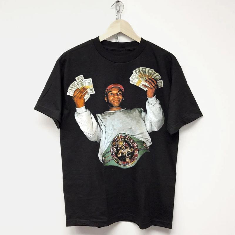Mike Boxing Printed Cotton T-shirt Unisex Men Causal Tyson Tops Summer Round Neck Short Sleeve Graphic Tee Big Size S-4XL