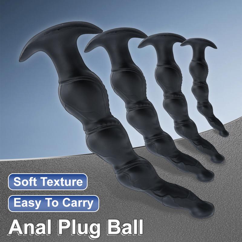 Silicone Anal Butt Plug Prostate Massage Huge Anal Dildo with Flared Base Premium Training Sets Adult Sex Toys for Women Men
