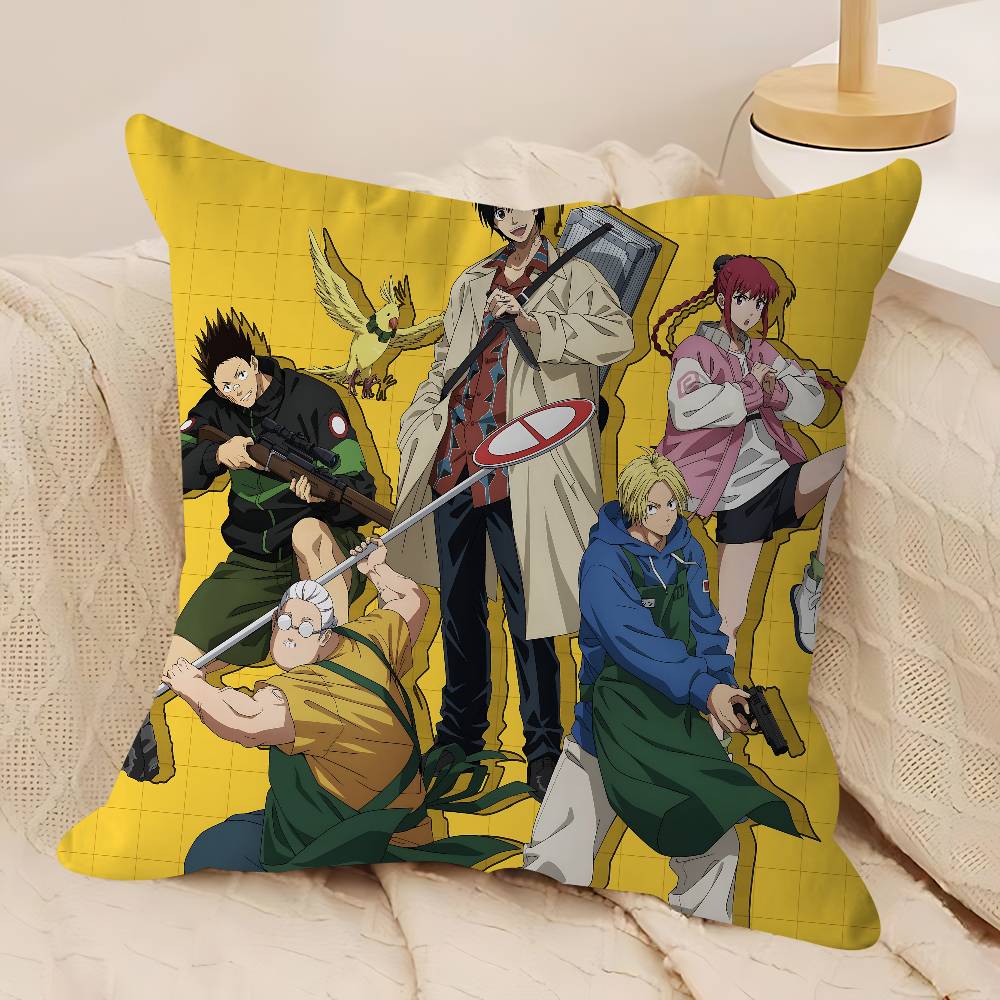 Anime S-Sakamoto-Days Kuddfodral Örngott Dekor Kuddvar Tryckt Kuddfodral För Soffa