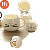 Hi 420ml Lovely Cat White/Black Coffee Milk Ceramic Mug Couples Cup Festival Gift FRE