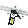 300mm Square Right Angle Ruler Protractor Adjustable Woodworking Tools Angle Ruler Measuring Tools Combination Spirit Level