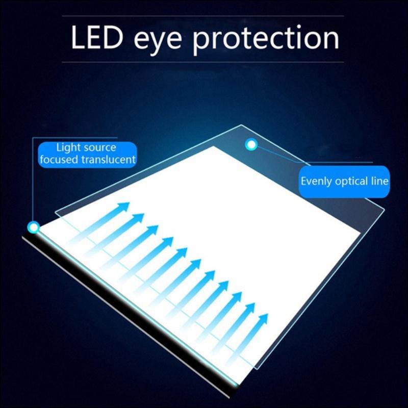 A4 LED Painting Pads Digital Graphics Pad LED Sketching Light Box Copy Board for Drawing Artists Sketching