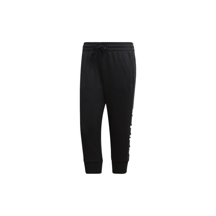 (WMNS) adidas Essentials Linear 3/4 Pants Asia Sizing Black Women s DP2397 S