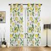 Flower Pattern Plant Dark Jungle Palm Bright  Window Curtains Scenic Curtains for Living Room Decorative Items Living Room