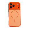 iPhone 17 Pro Max Matte Magnetic Case, Contrasting Colors, Drop-Proof Protective Cover, Compatible with Apple 16