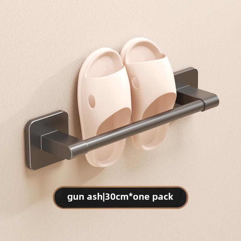 Wall-Mounted Drainable Bathroom Slipper Rack