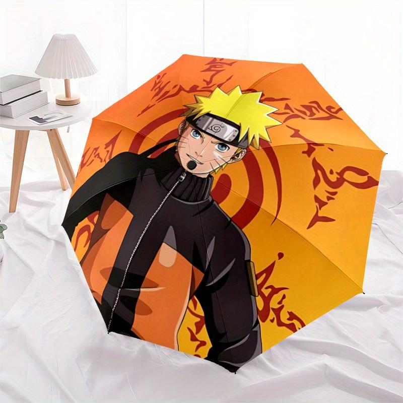 1pc Naruto Design Automatic Open/Close Umbrella - Compact Travel Umbrella, Perfect Gift for Friends -Intricate Design Umbrella yy250811064