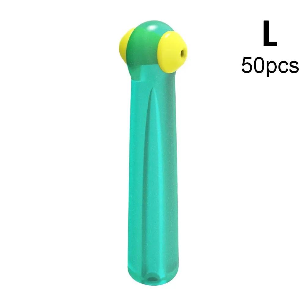 50Pcs/Box Small Green Transparent Dual Core Float Seat Silicone High Toughness Double Force Float Seat Fishing Accessories