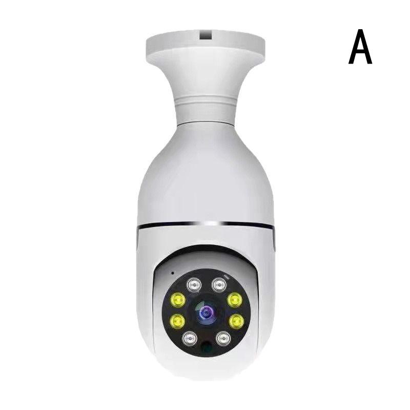 Bulb E27 Surveillance Camera Full Color Night Vision Automatic Human Tracking Zoom Indoor Security Monitor Wifi Miini Ip Camera