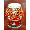 Mushroom Shaped Mosaic Glass Lamp for Home/Office/Festival Decoration (Bulb Not Included) (Table Lamps 17cm)