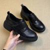 Retro-style Women's Versatile Round-toe Shoes, Single Shoes for Women