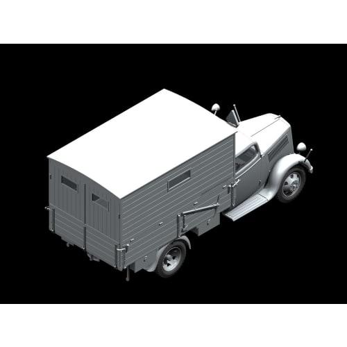ICM 1/35 Scale German Opel Ambulance 2 5-32 Plastic Model