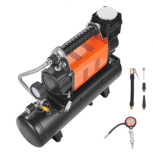 VEVOR 12V Heavy Duty Air Compressor with 6L Tank Kit, 6.35 CFM Portable Tire Inflator