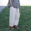 Girls Kids Casual Loose Solid Color Wide Leg Cropped Anti Mosquito Pants