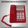 Home Hotel Wired Corded Telephone Desktop Phone Office Landline Fixed Telephone Caller ID