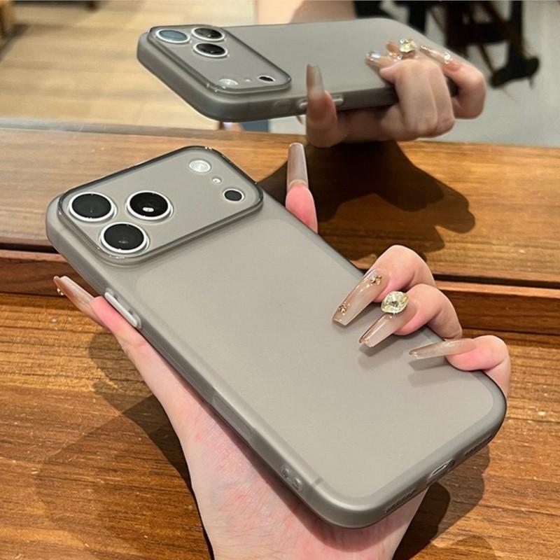 

Ultra Silm AI Button Protection Matte Soft TPU Case for iPhone Air 17 16 15 14 Plus 11 Pro Max Thin Silicone Clear Cover For iPhone 11 светло-синий