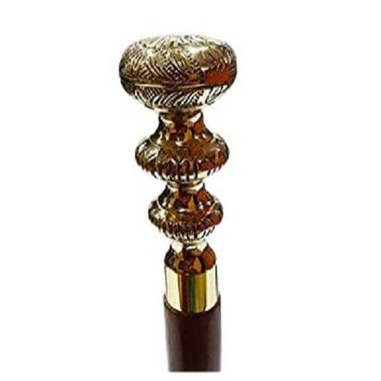 

Foldable Handcrafted Sheesham Wood Unisex Surgical Walking Stick with Designer Knob