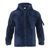 Men's Winter Velvet Fleece Zipper Jacket Casual Soft Skin Solid Warmth Streetwear Trendy Baggy Hooded Jacket Coats for Men