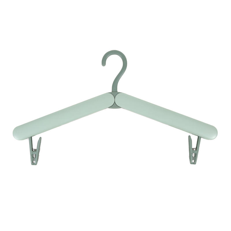 

1/2/3Pcs Foldable Portable Clothes Hanger Multi-functional Home Business Trip Accessories Travel Portable Clothes Hanging Racks 1Pc зелёный