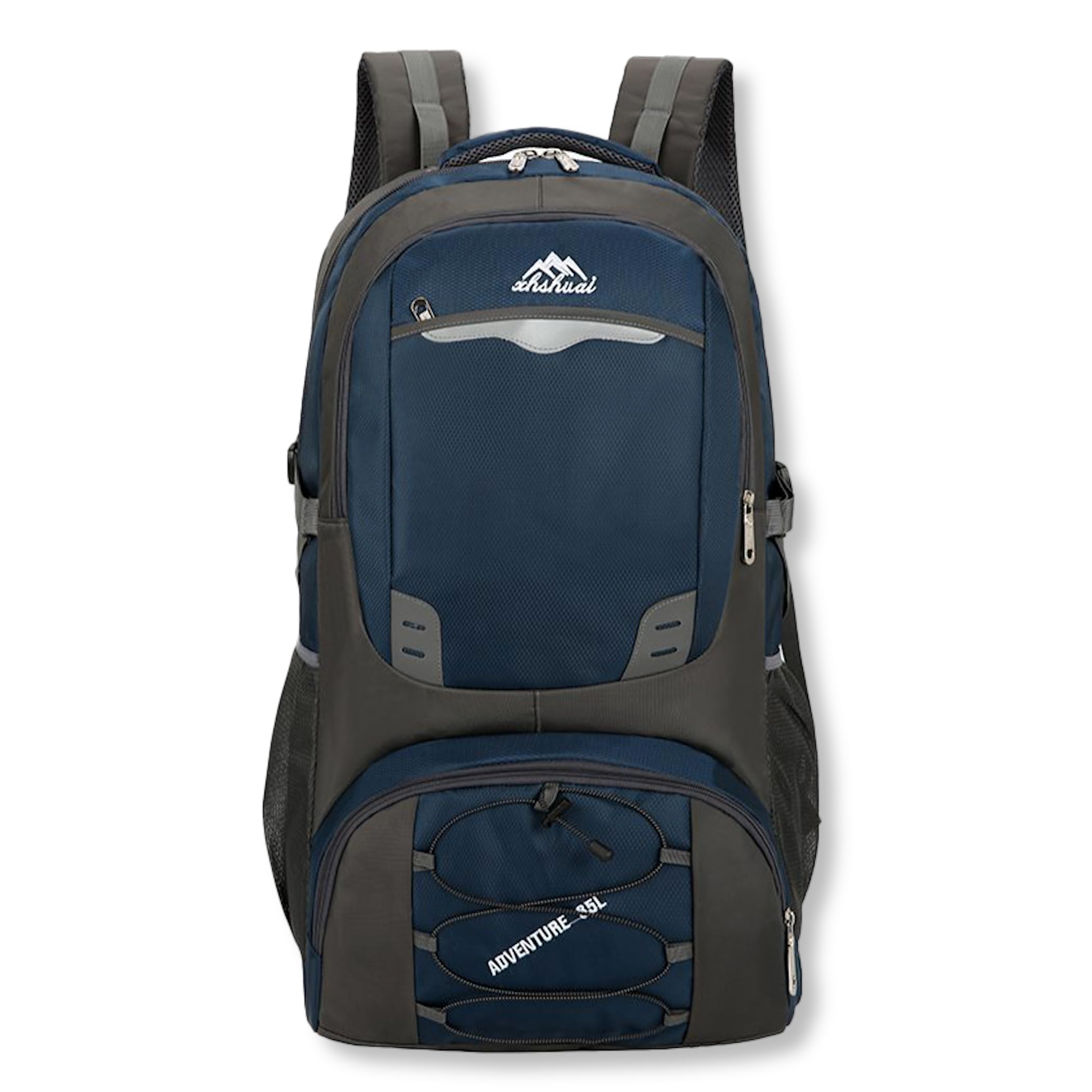 [Lezalic] Backpack for Hiking, Mountaineering, Large Capacity 50L - 60L, with Waist Belt, for Camping, Emergency Preparedness, Water-Repellent,