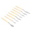 8Pcs Palette Knife Stainless Steel Ergonomic Handle Design Multifunction Painting Knife Set for Painting Mixing