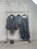 Women's Trendy Three-Piece Suit: Draped Blazer, High-Waist Wide-Leg Pants, and Vest for Spring and Autumn