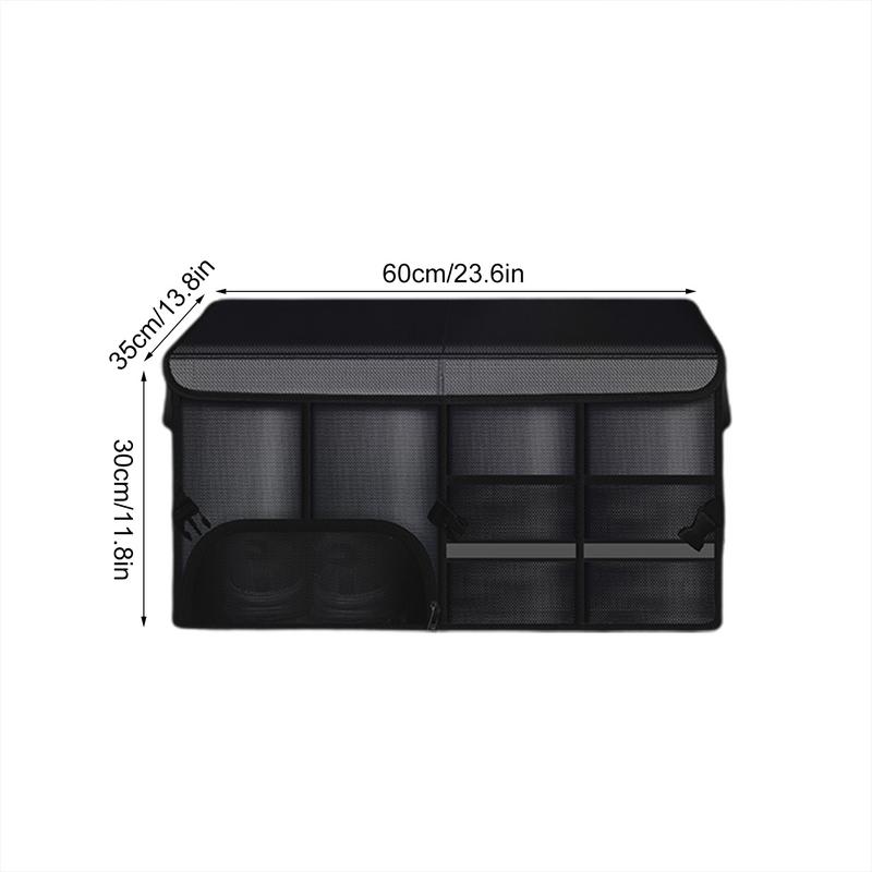 Car Trunk Storage Box Foldable Large Capacity Storage Box Portable Storage Box With Handle Oxford Cloth Organizer For Outdoor