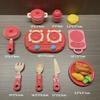 Non-Toxic 13/14Pcs Children Pretend Simulated Kitchen Toys Cookware Toys Fruit And Vegetable Children'S Toy Children Kitchen Food Set