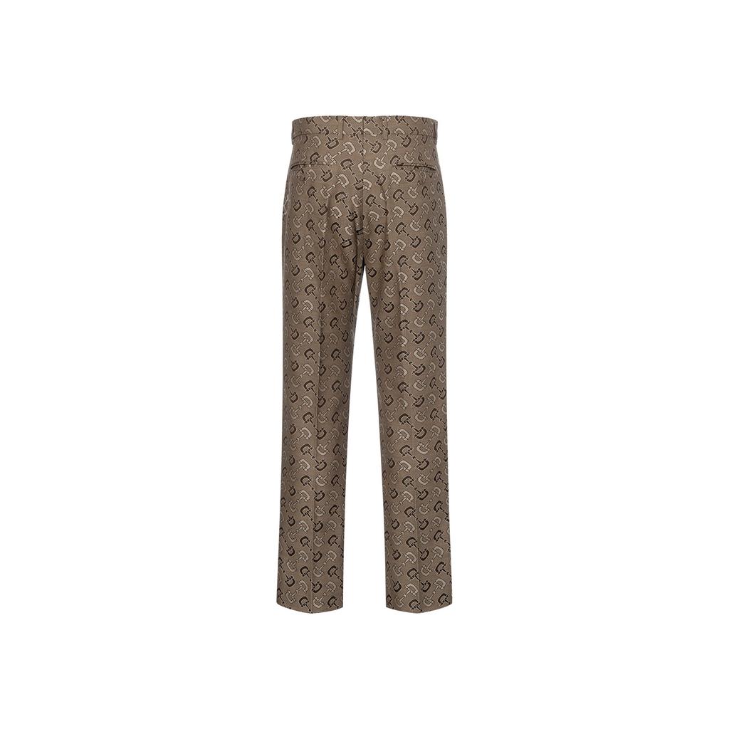 GUCCI Maxi Horsebit-motif Tailored Trousers 720965-ZAKIV-9549