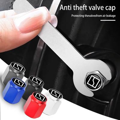 4pcs Car Wheel Tire Valve Protection Cap Theftproof Tyre Stem For Zeekr 001 009 007 MIX X 7X Krypton 003 7X 2024 2025 X EV 2023